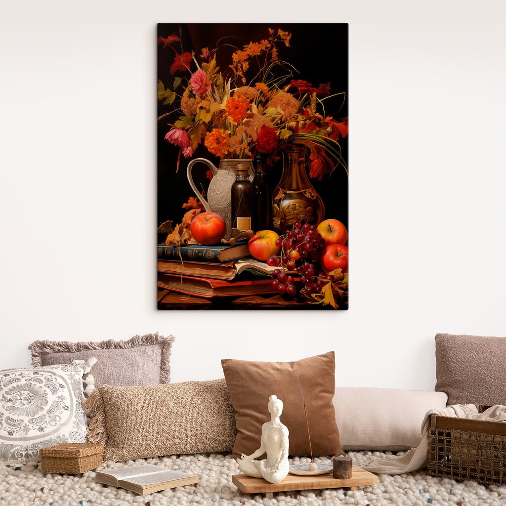 Bouquet autunnale con frutta — ambiente 1