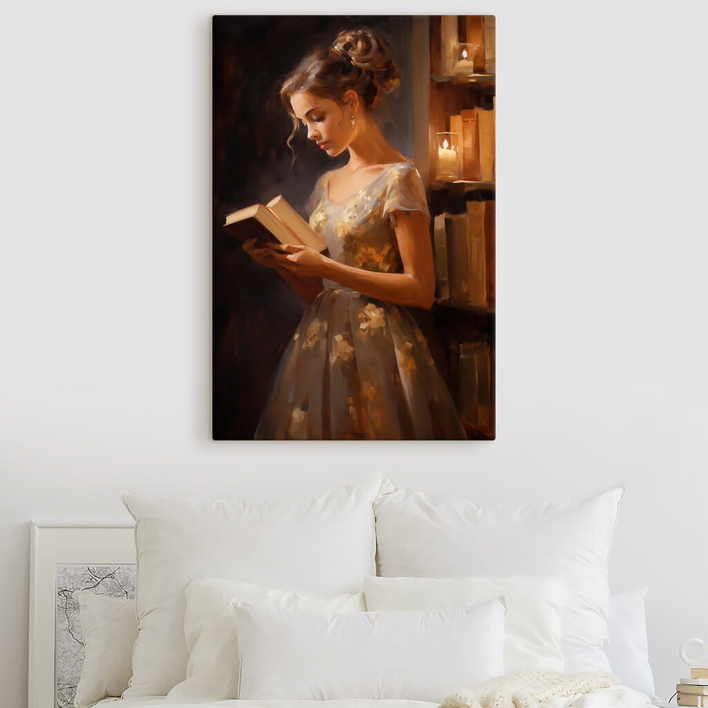 Lettura al lume — ambiente 2