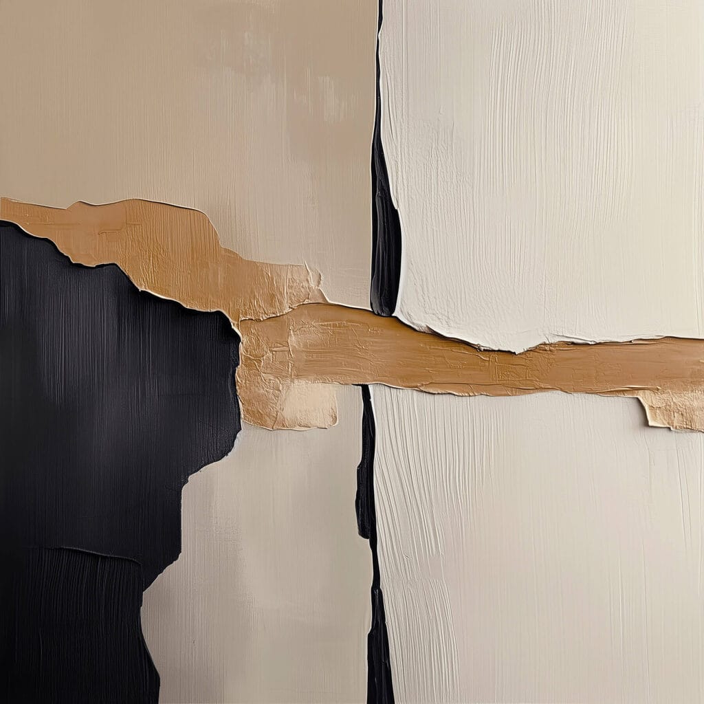 Nastro d’oro fra crepe — design completo