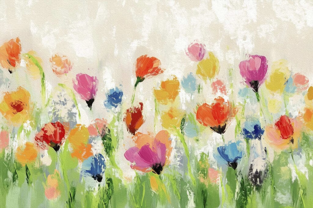 Fiori di campo colorati — design completo