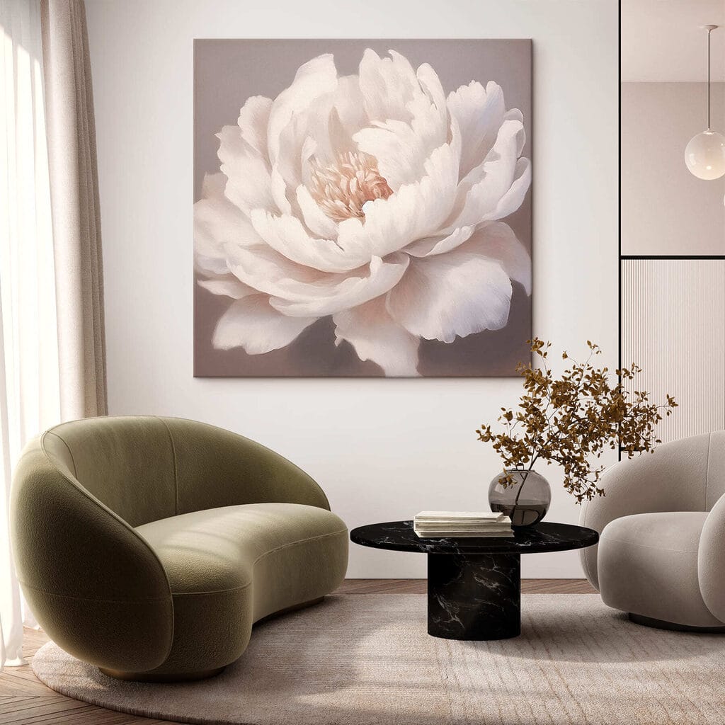 Peonia bianca — ambiente 1