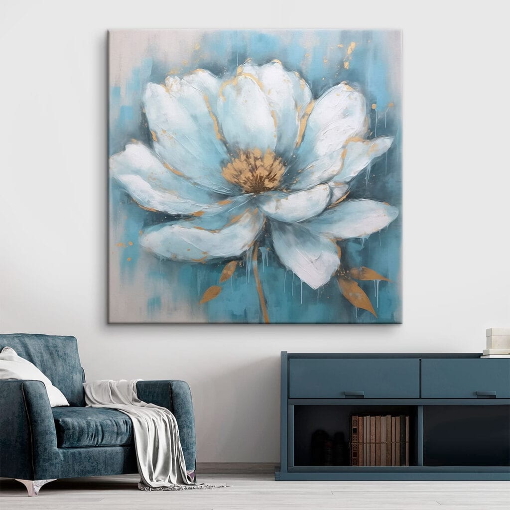Fiore azzurro ghiaccio — ambiente 2