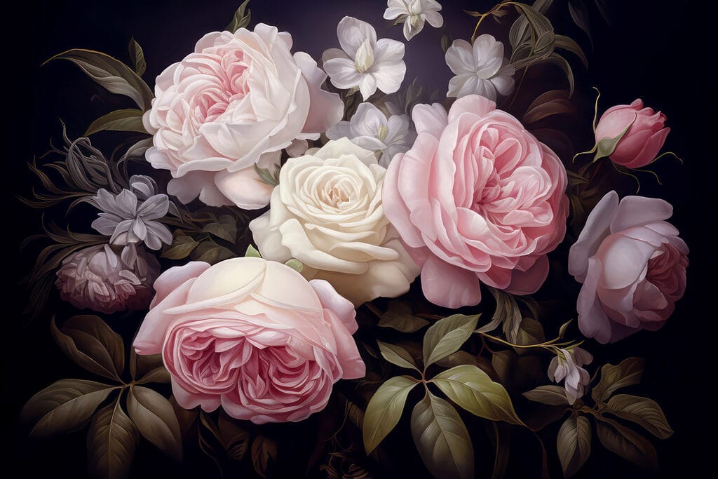Bouquet di rose — design completo