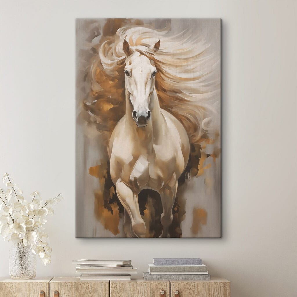 Cavallo dalla criniera mossa — ambiente 1