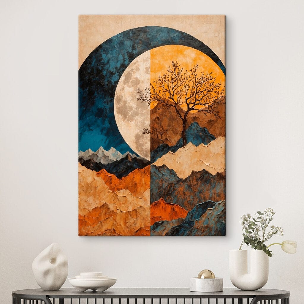 Luna e albero — ambiente 3