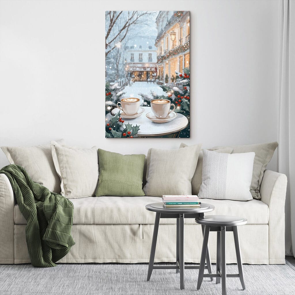 Caffè e facciate illuminate — ambiente 2