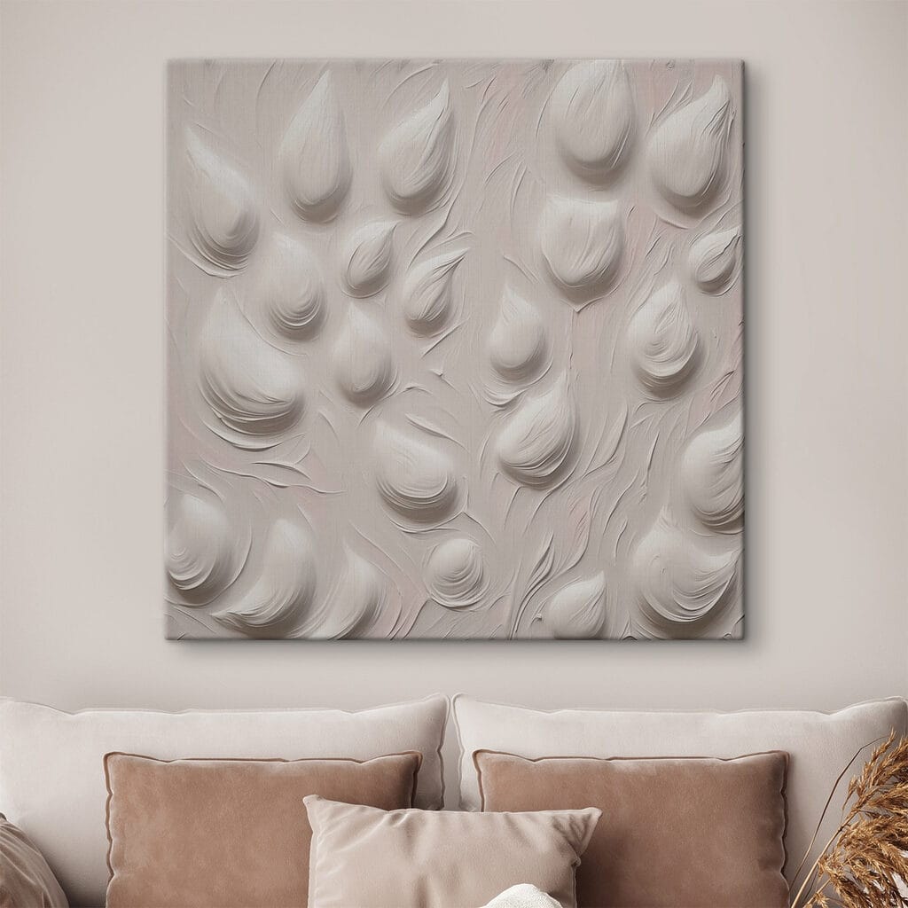 Gocce bianche in movimento — ambiente 1
