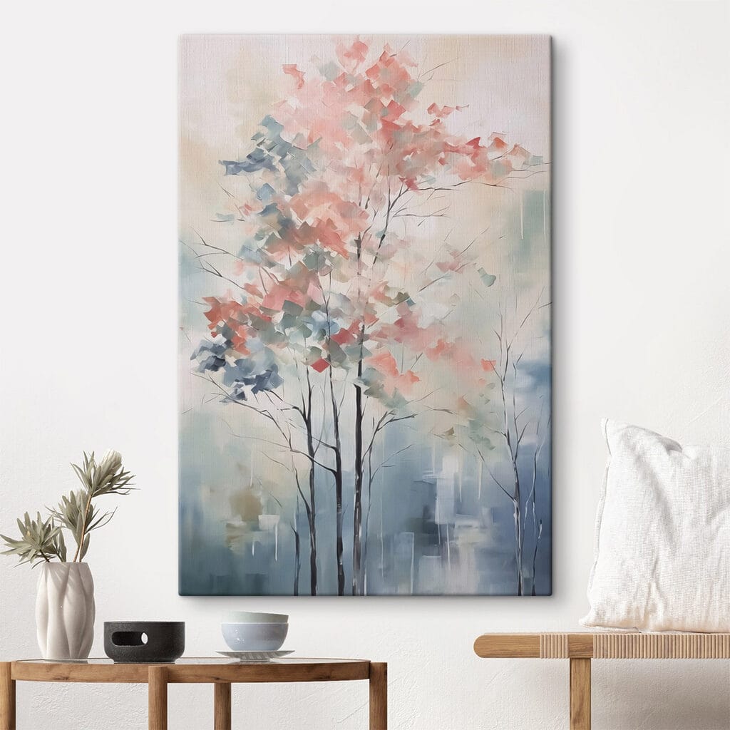 Alberelli rosa nella nebbia — ambiente 2