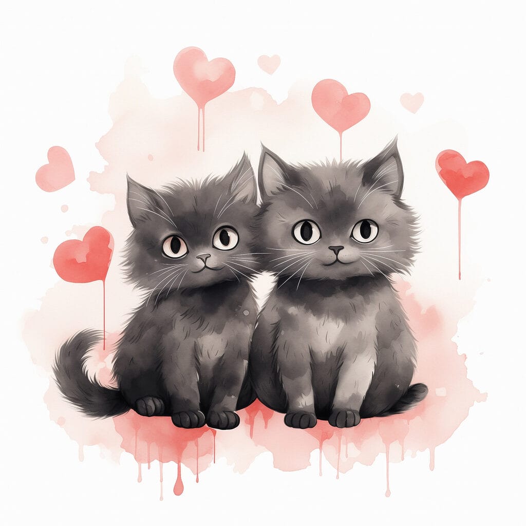 Gattini ladri di cuori — design completo