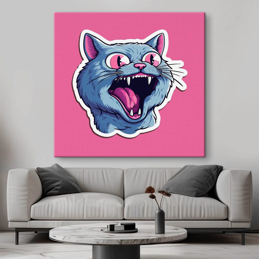 Gatto a bocca aperta — ambiente 1