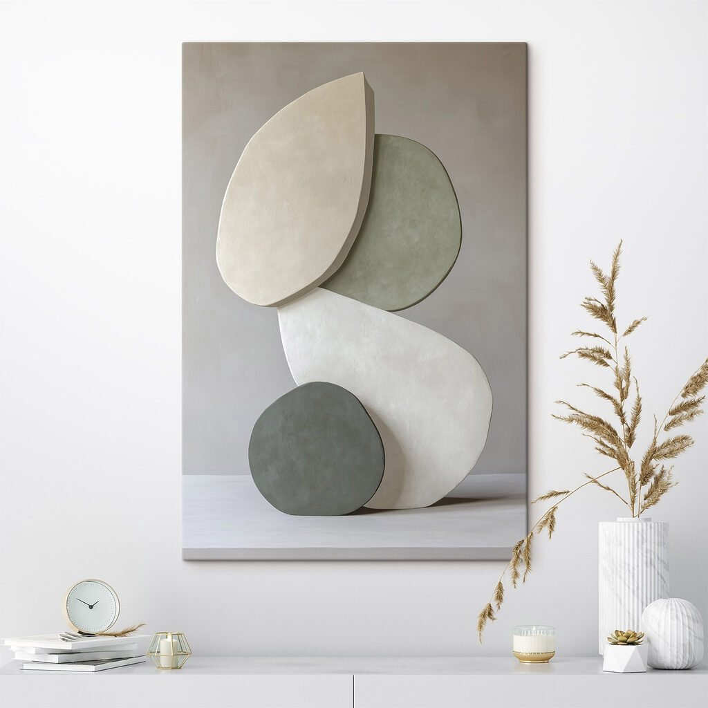 Forme rotonde in equilibrio in un ambiente