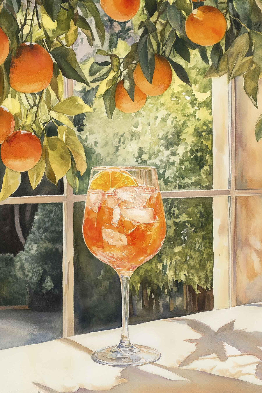 Spritz sotto gli aranci — design completo