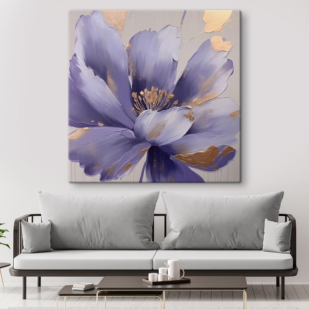 Fiore lilla e oro — ambiente 2