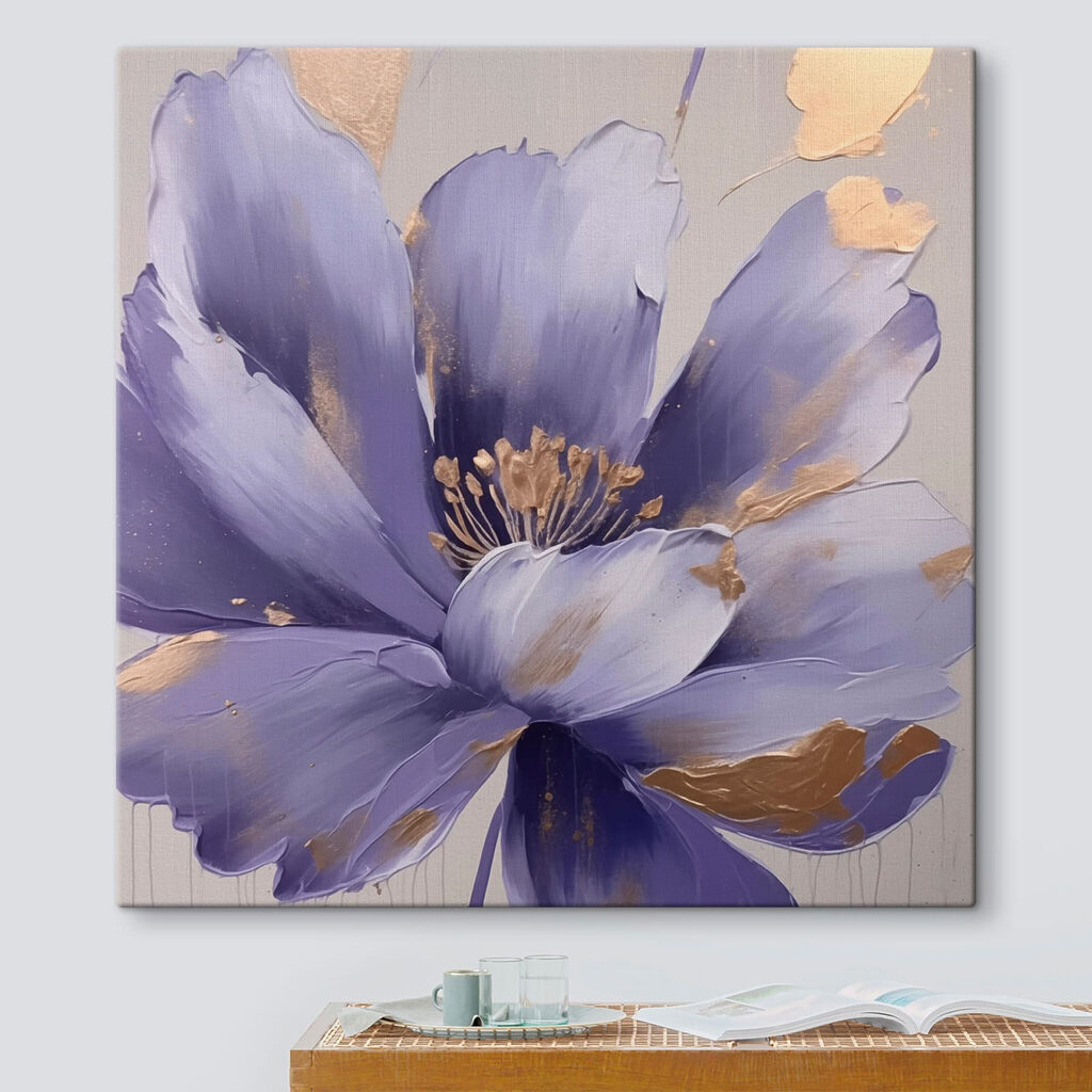 Fiore lilla e oro — ambiente 1