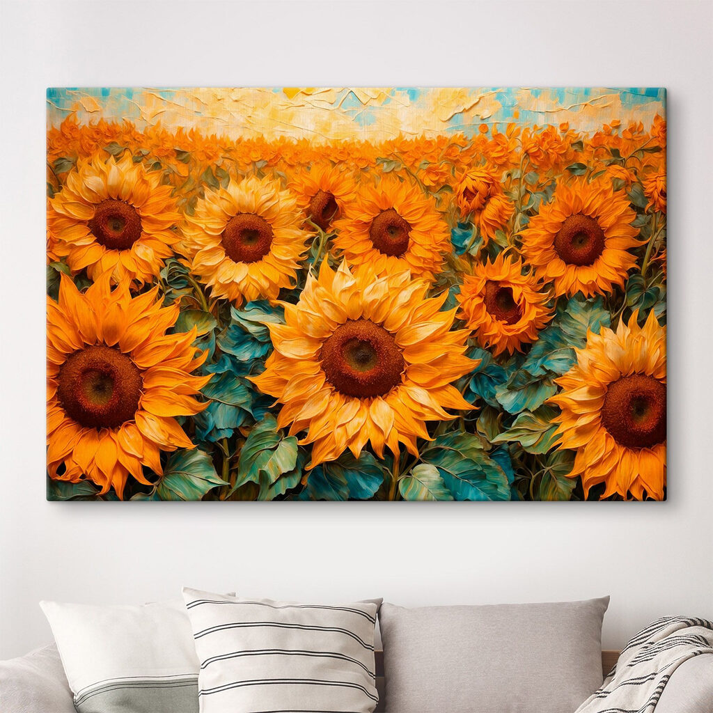 Girasoli fino all’orizzonte — ambiente 2