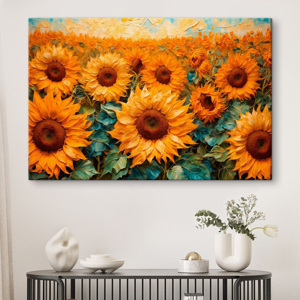 Girasoli fino all’orizzonte — ambiente 1