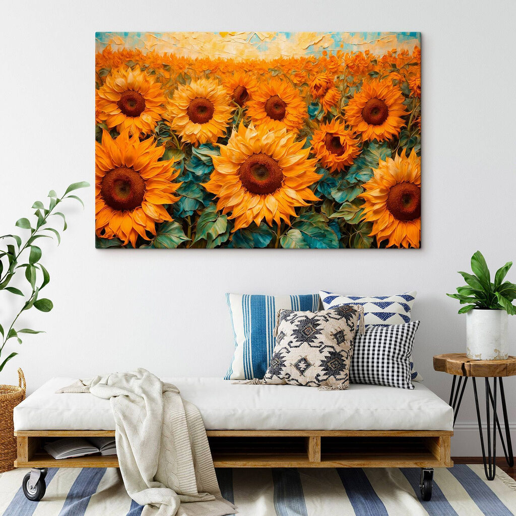 Girasoli fino all’orizzonte — ambiente 3
