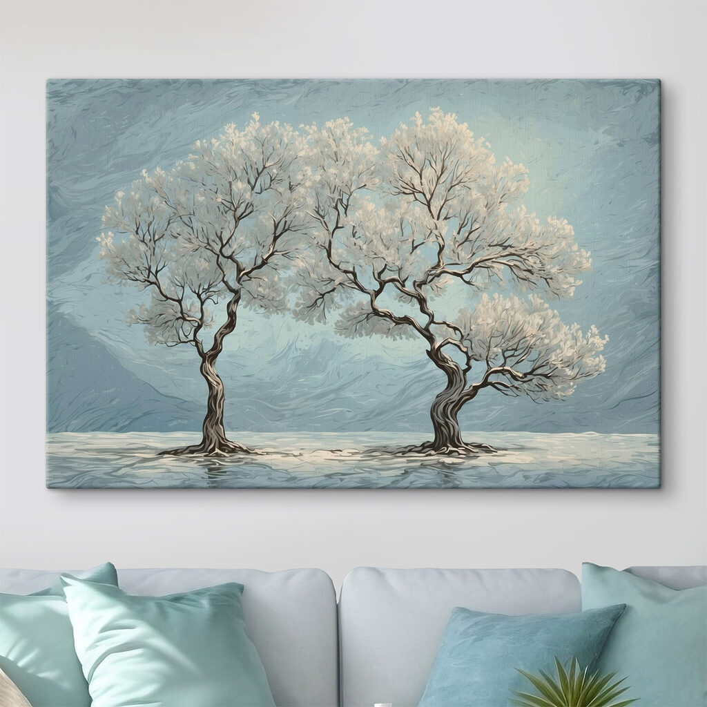 Due alberi d’inverno — ambiente 2