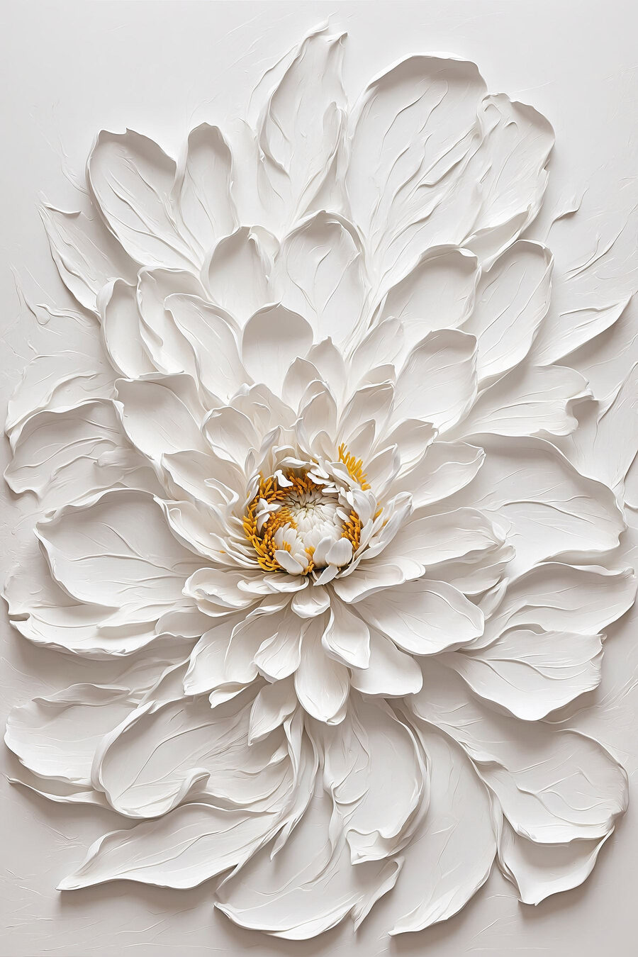 Fiore bianco, cuore d’oro — design completo