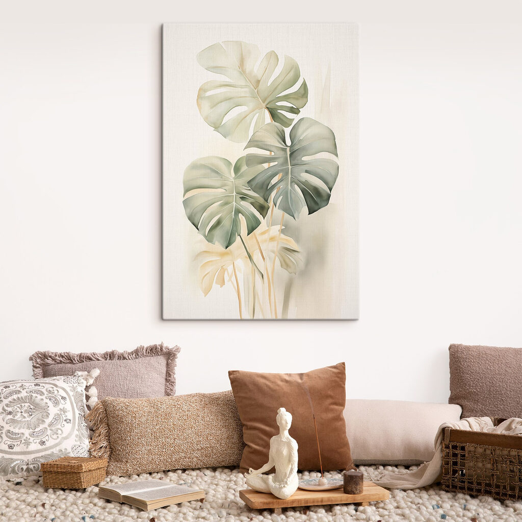 Monstera dalle foglie chiare — ambiente 2