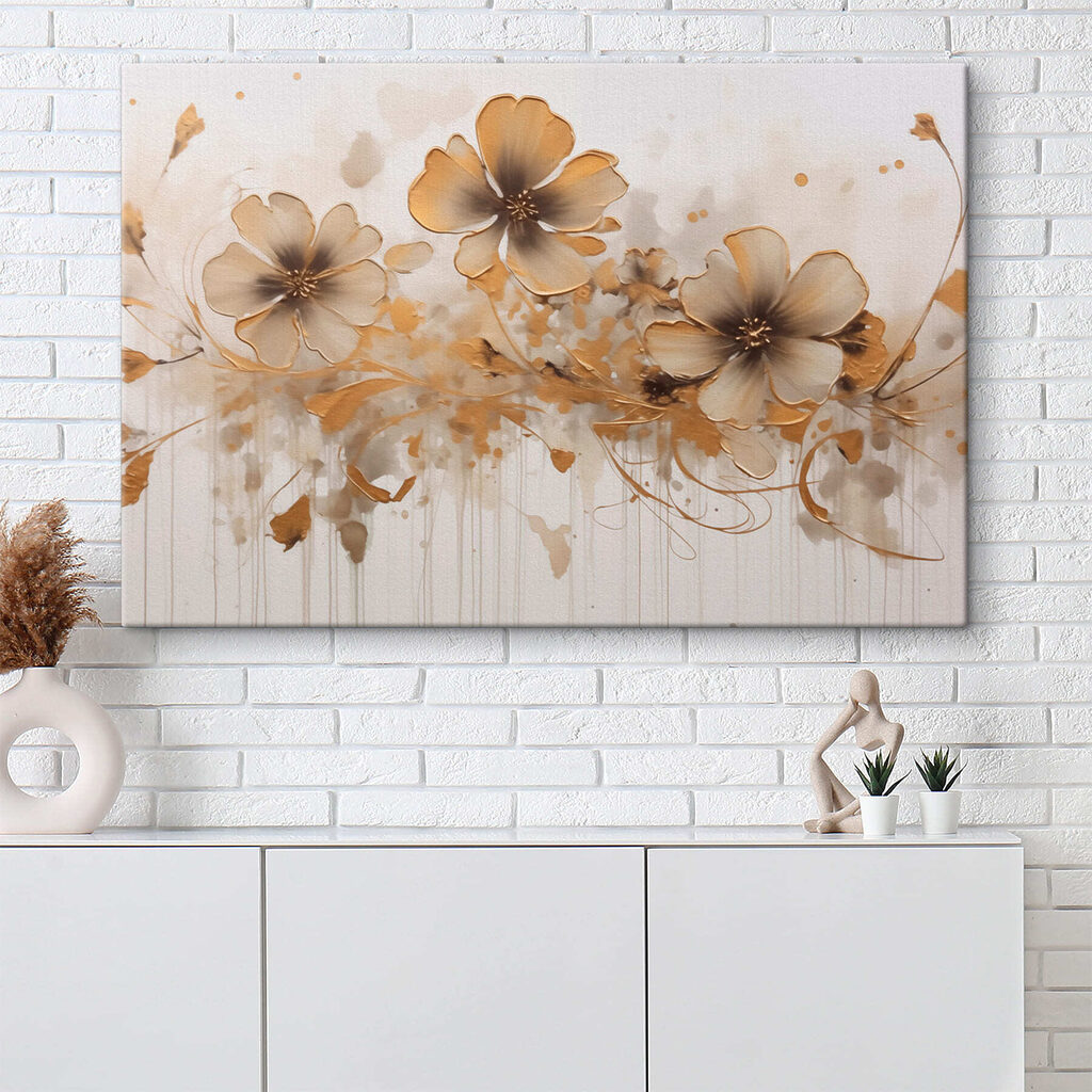 Fiori bruno dorato — ambiente 2