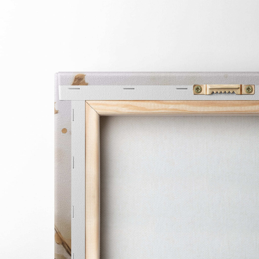 Fiori bruno dorato — retro