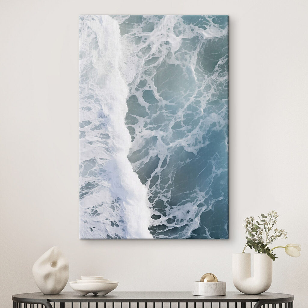 Schiuma bianca sull’acqua — ambiente 2