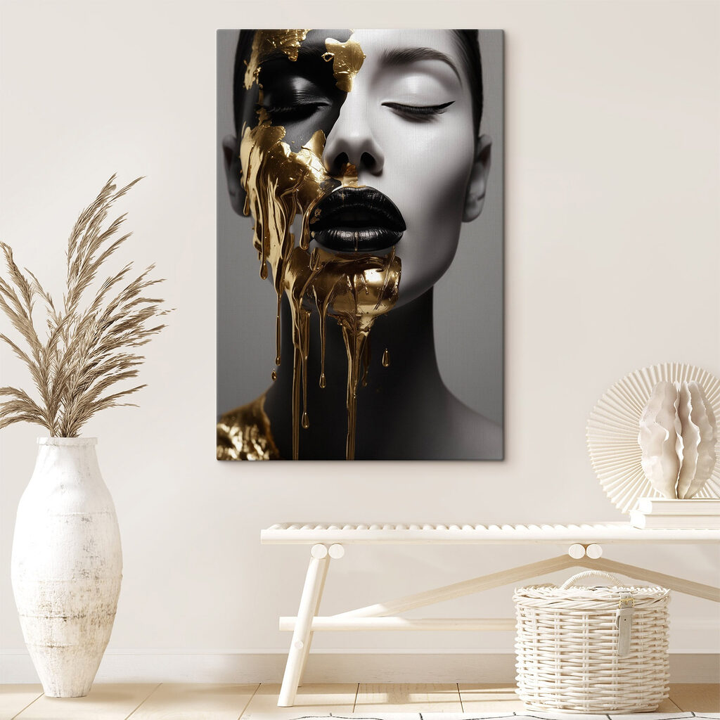Volto con tracce d’oro — ambiente 1
