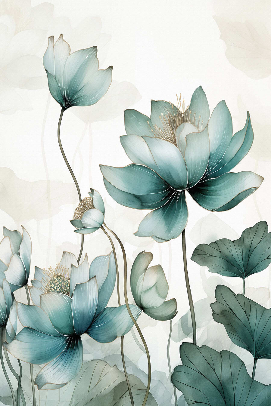 Loto verde mare — design completo