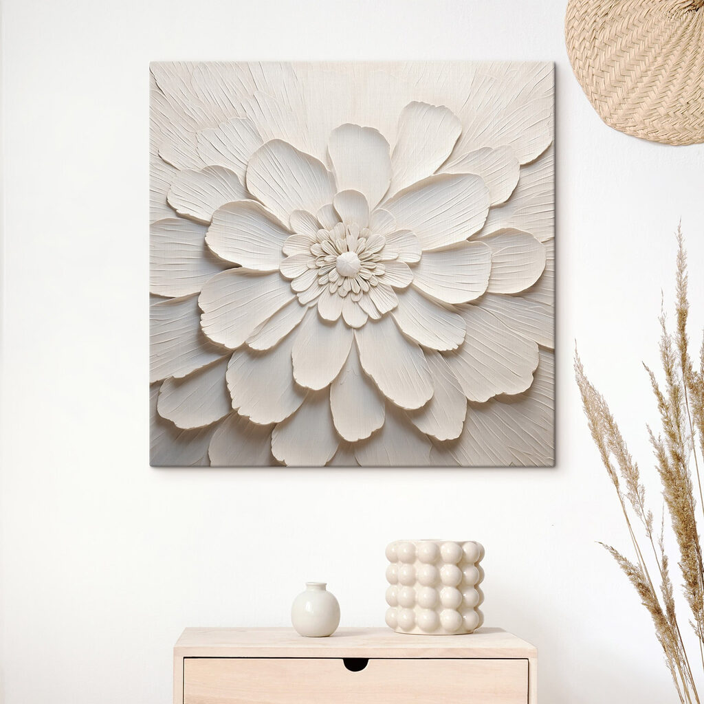 Fiore bianco a raggi — ambiente 3