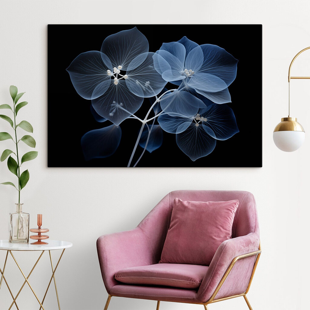 Fiori blu luminosi — ambiente 2