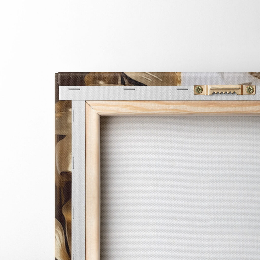 Fiori bianchi, palpebre dorate — retro