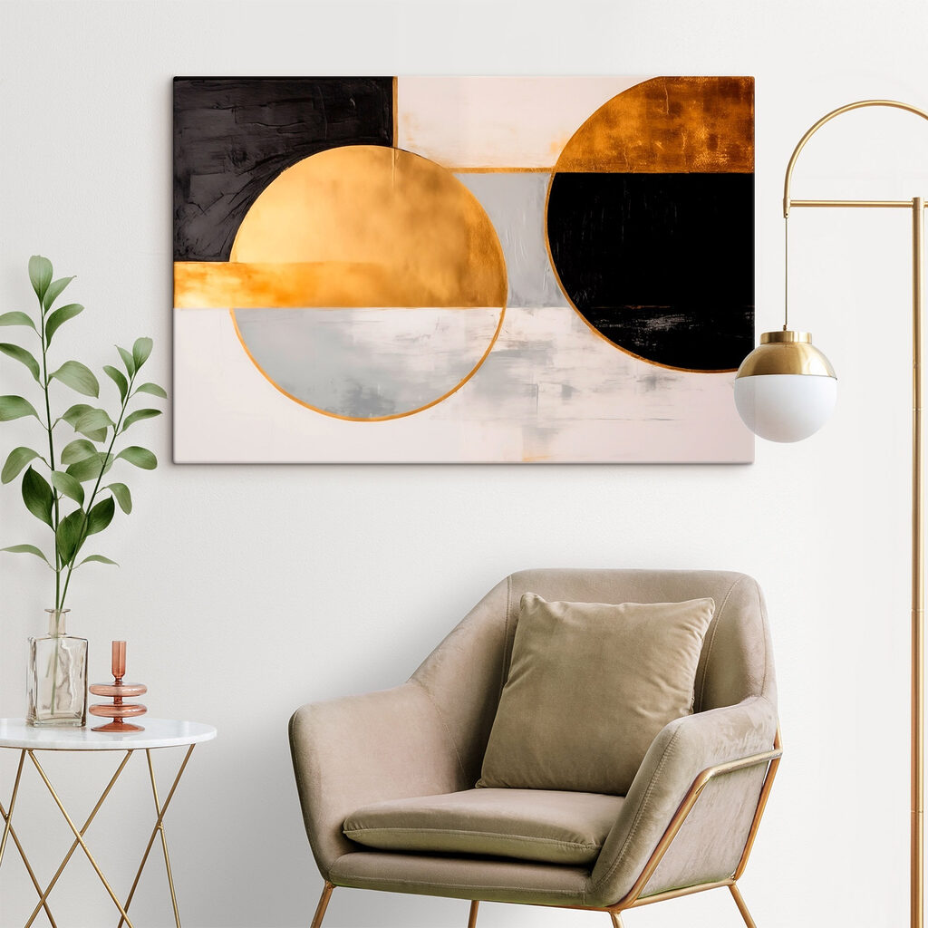 Cerchi neri e oro — ambiente 1