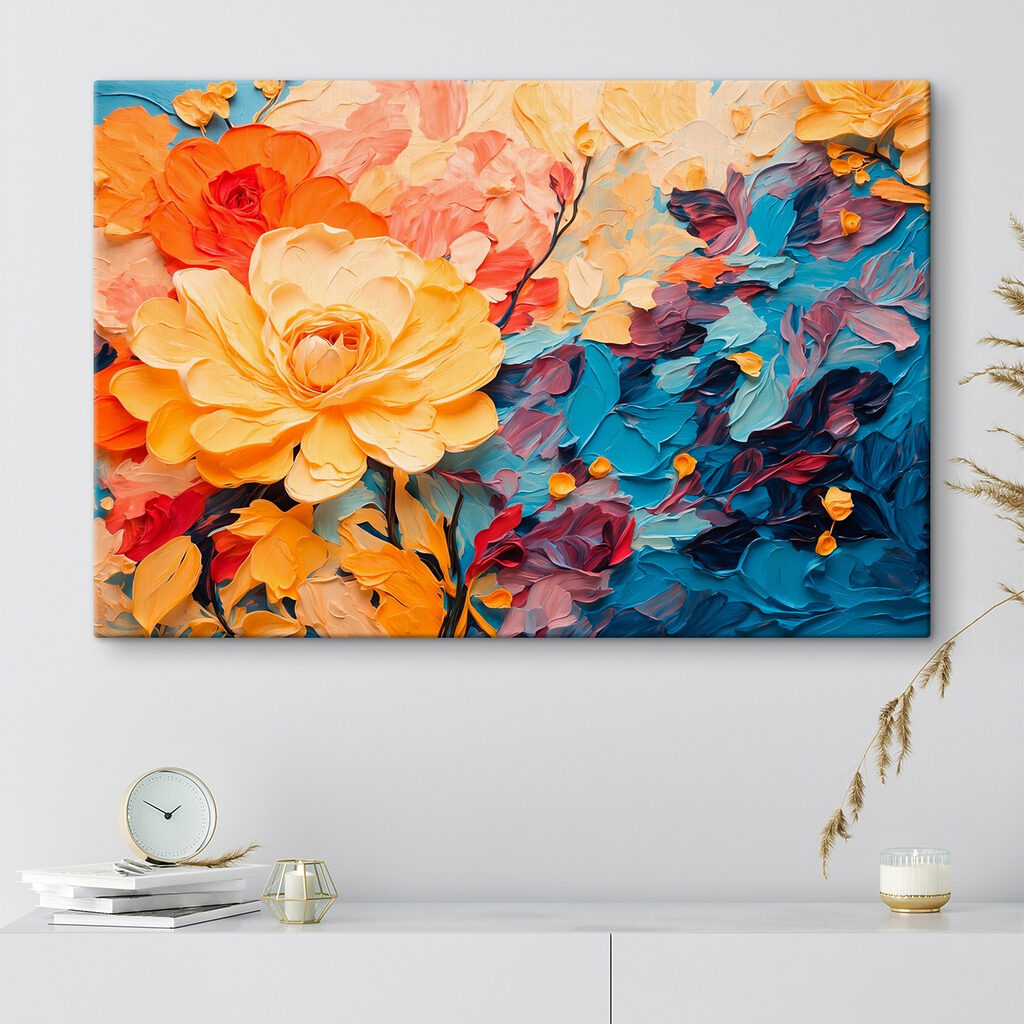 Rose gialle e corallo — ambiente 3