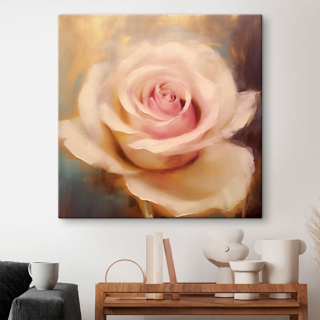 Rosa crema, cuore rosa — ambiente 1