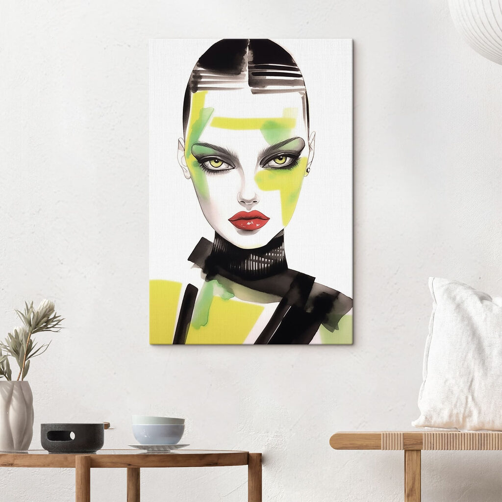 Sguardo tra verde lime — ambiente 2