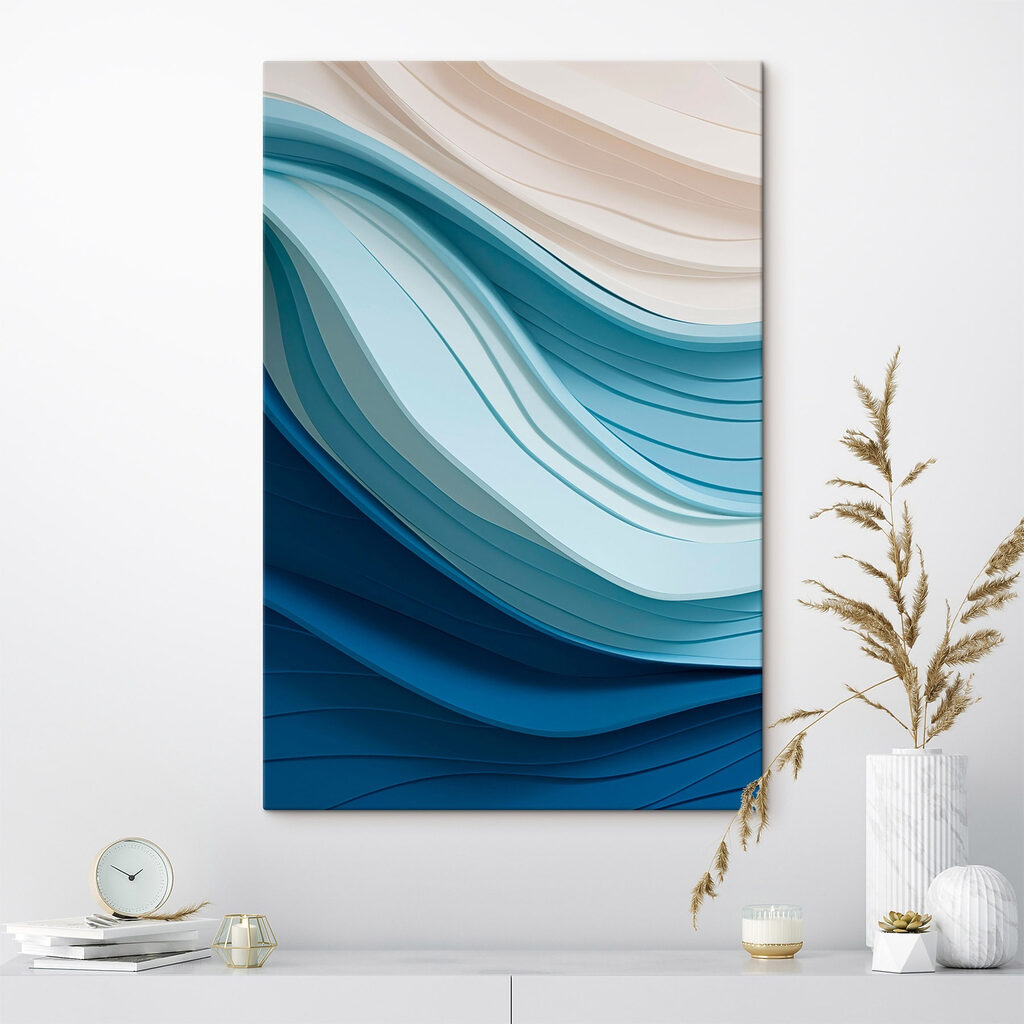 Onde blu che scendono — ambiente 1