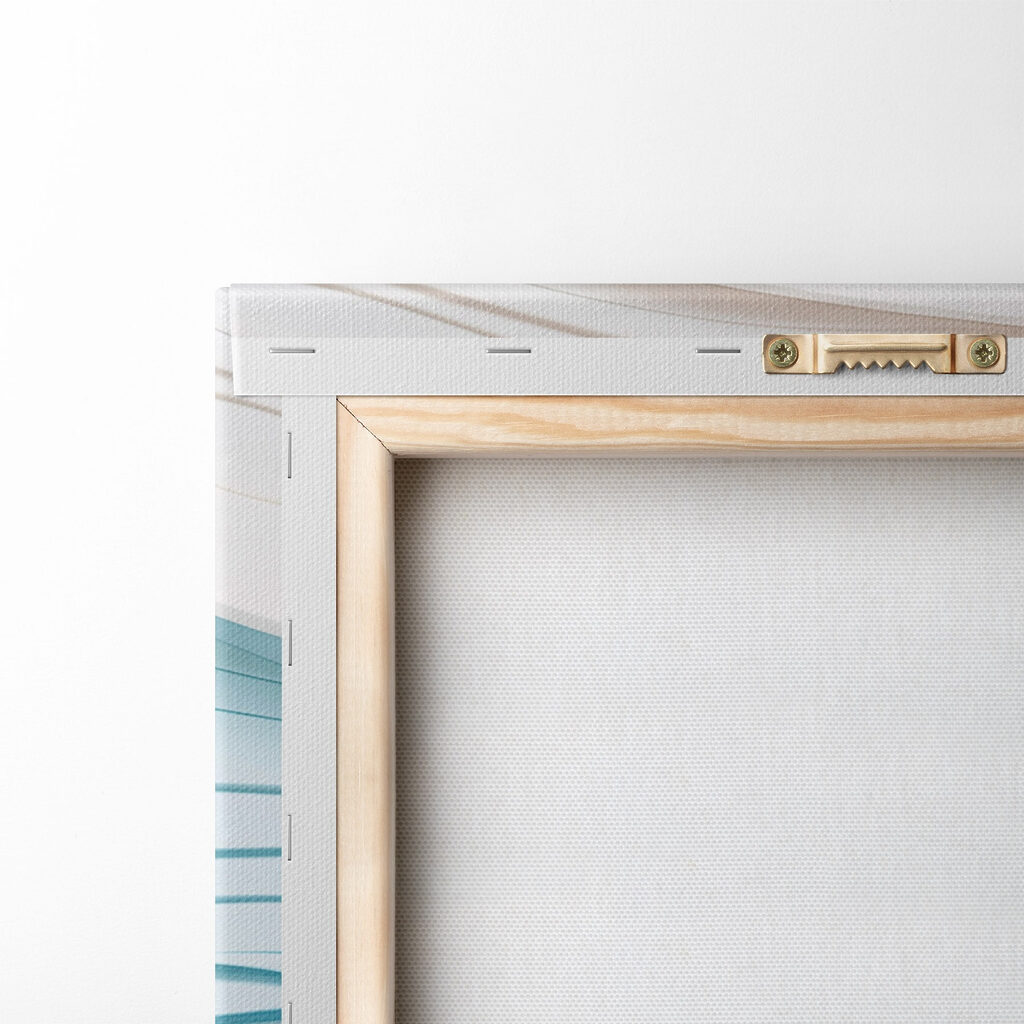 Fasce ondulate in blu — retro