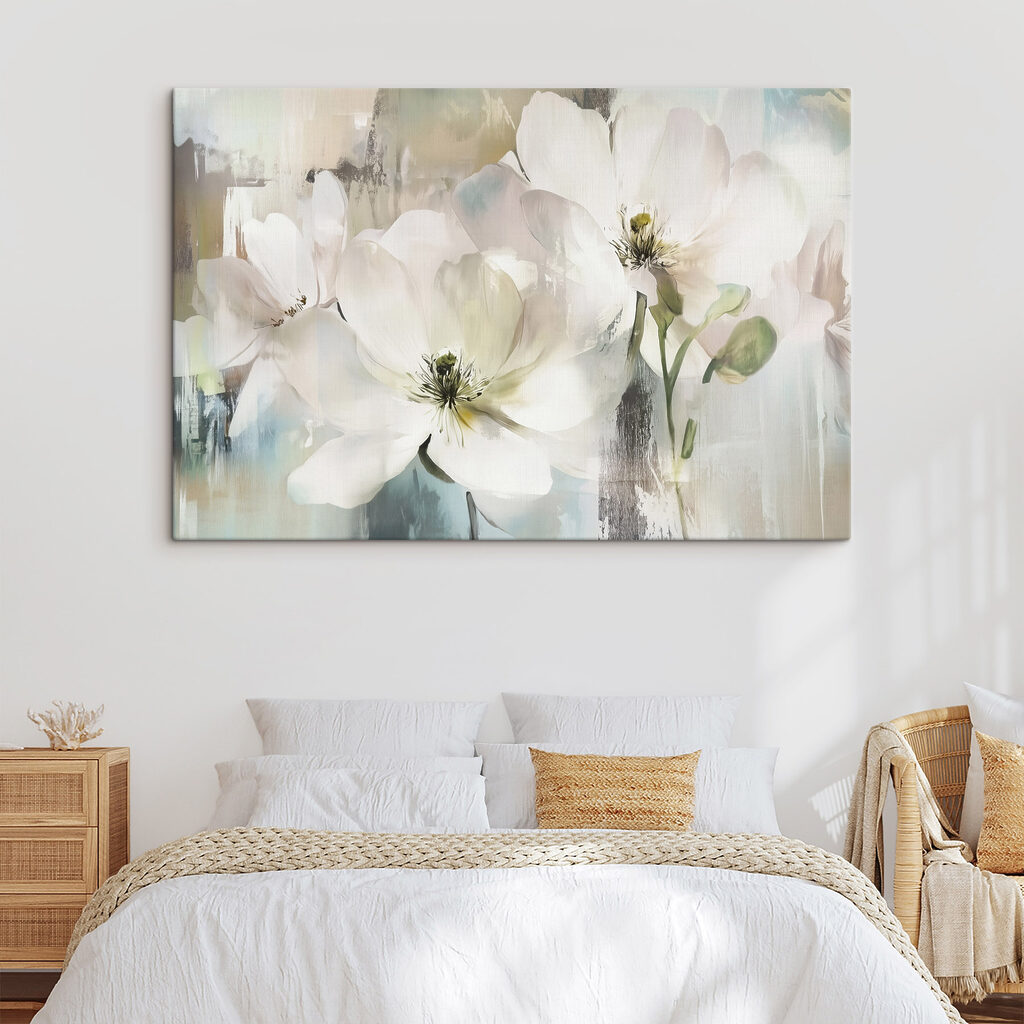 Fioritura bianca a pennellate — ambiente 2