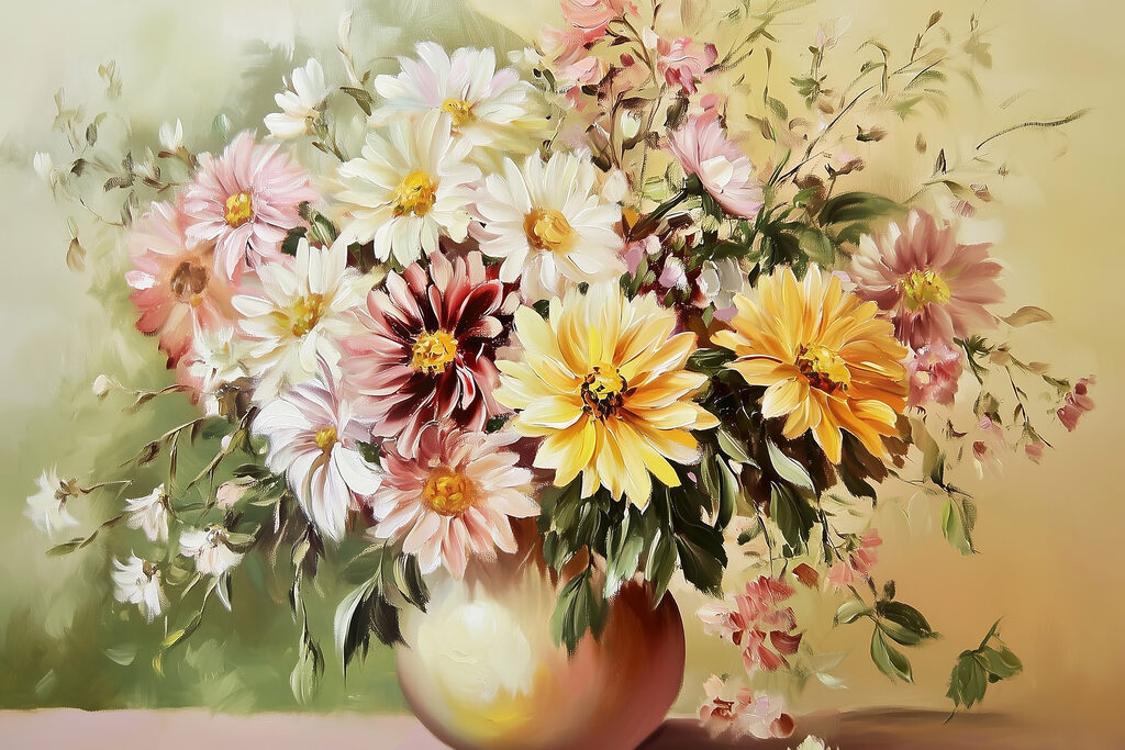 Bouquet estivo in vaso — design completo