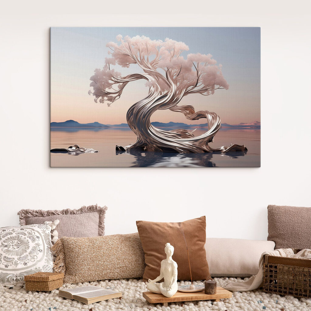 Albero dal tronco argenteo — ambiente 3