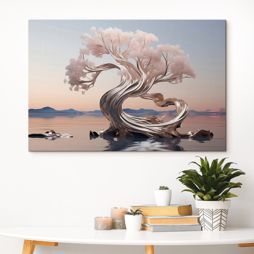 Albero dal tronco argenteo — ambiente 1