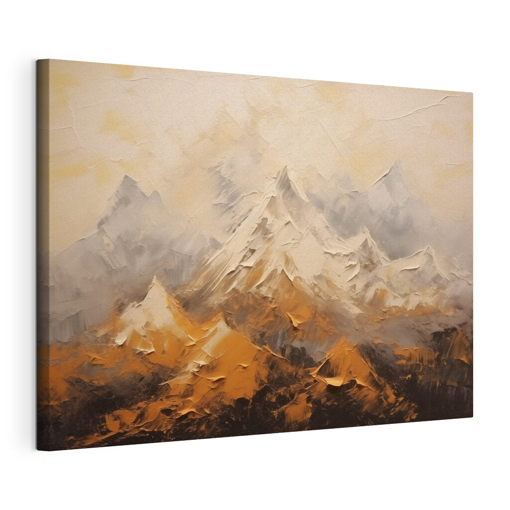 Monti innevati, grigi caldi — vista del prodotto