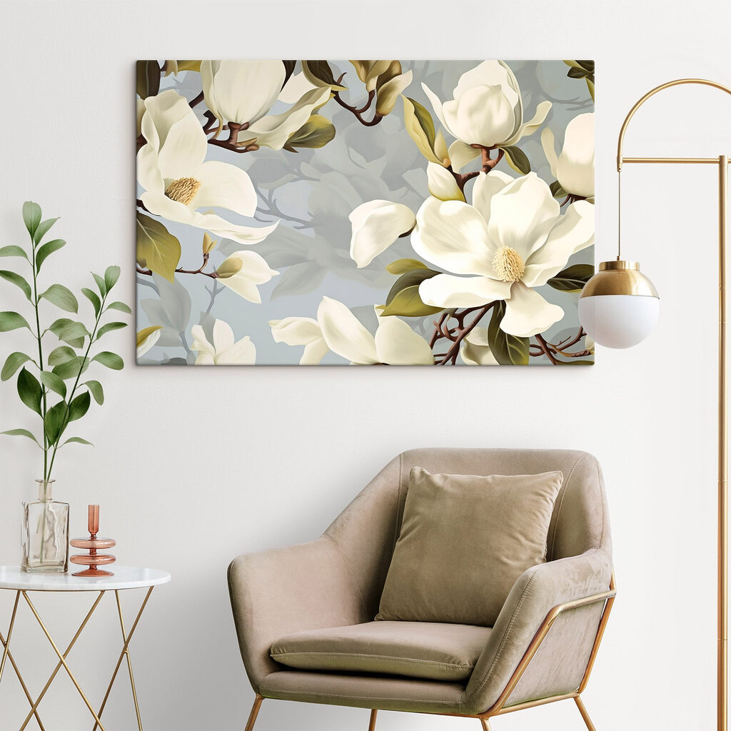 Magnolia crema e grigioverde — ambiente 1