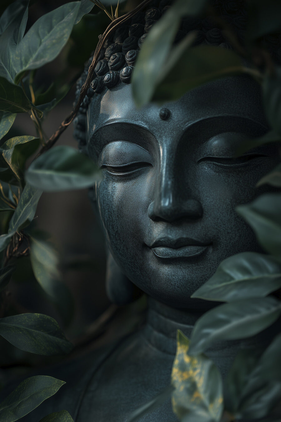 Buddha nella giungla — design completo
