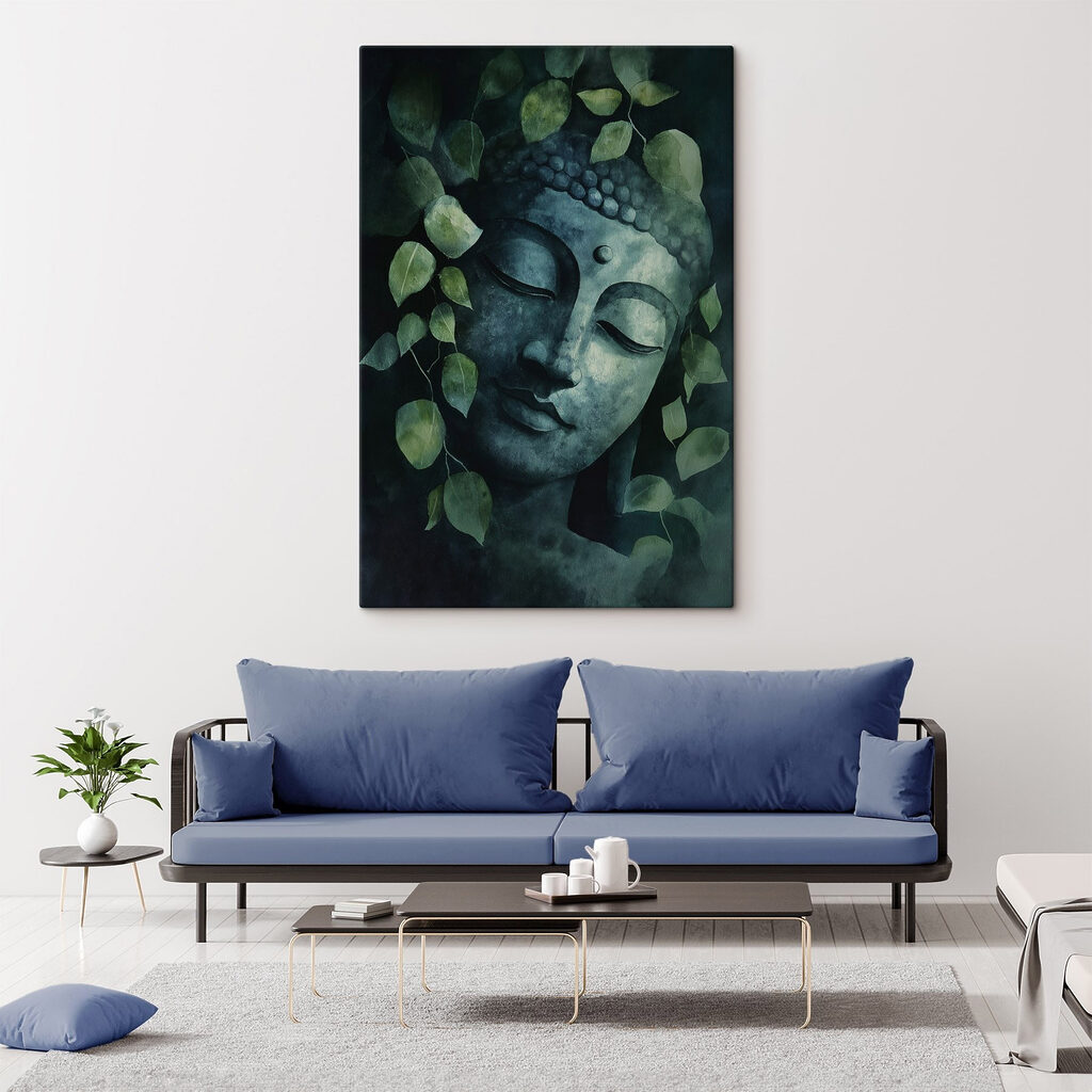 Volto di Buddha obliquo — ambiente 2