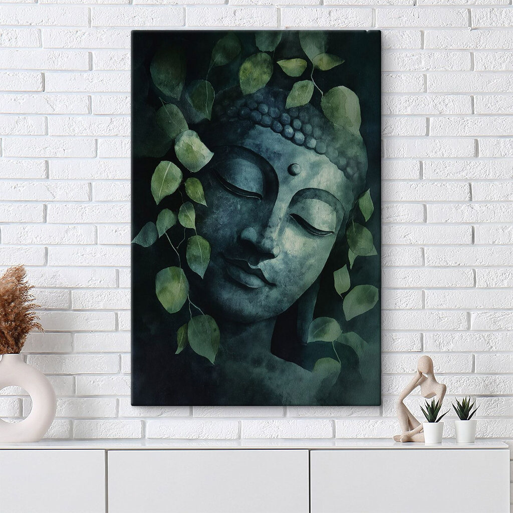 Volto di Buddha obliquo — ambiente 1