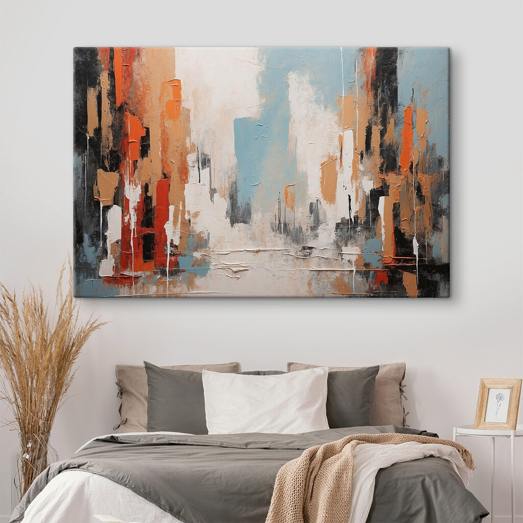 Strada arancio sull’acqua — ambiente 1