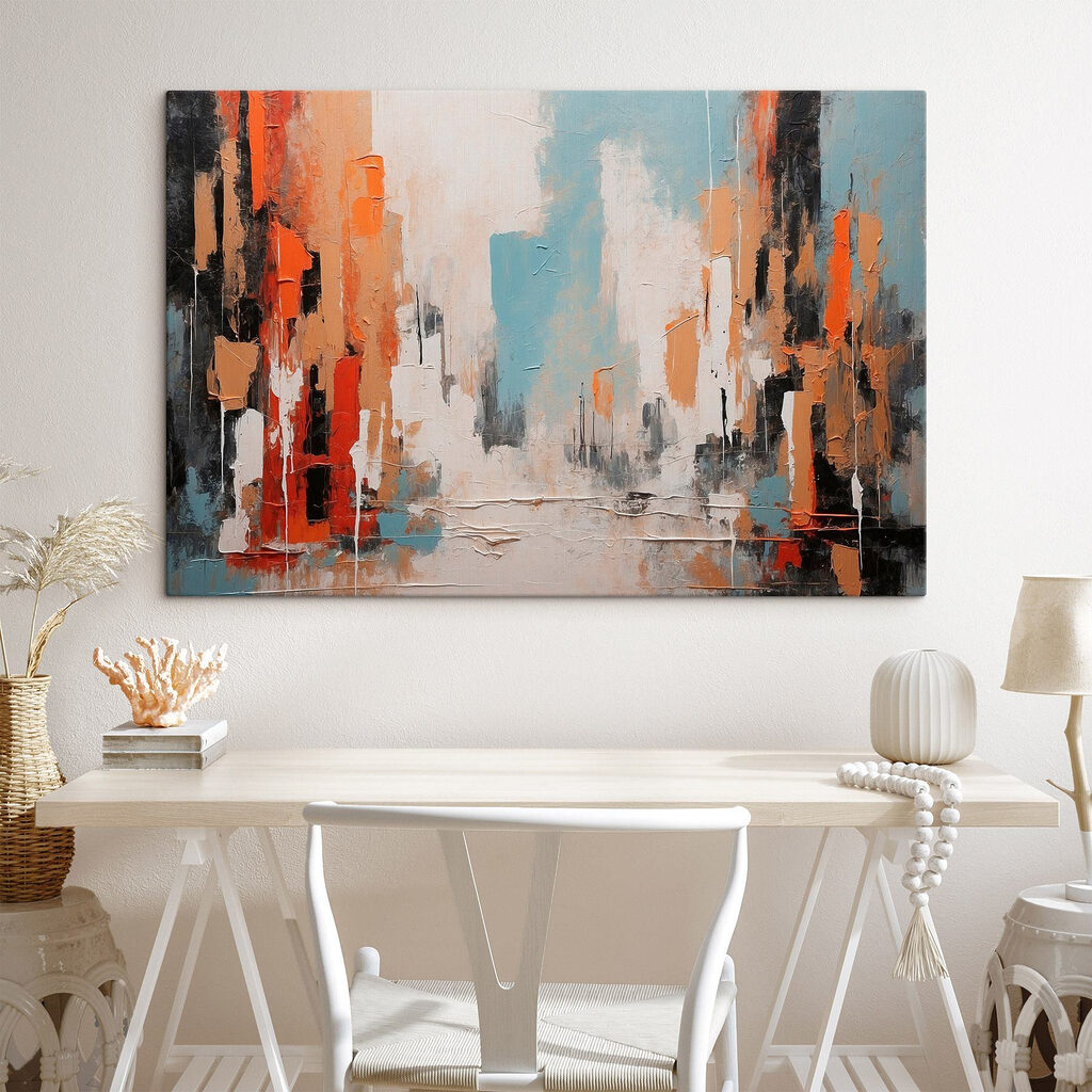 Strada arancio sull’acqua — ambiente 3