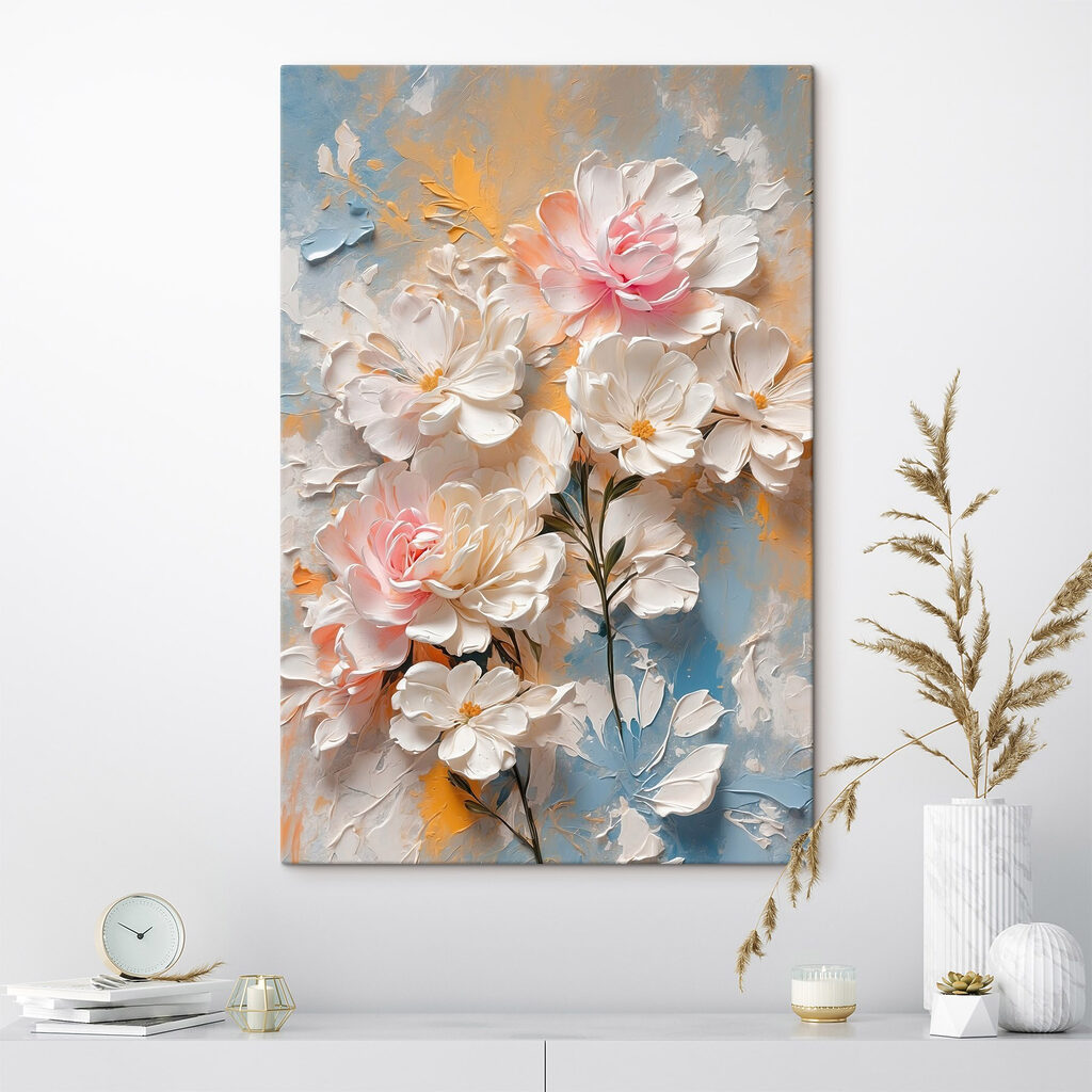 Fioritura rosa su ghiaccio — ambiente 1